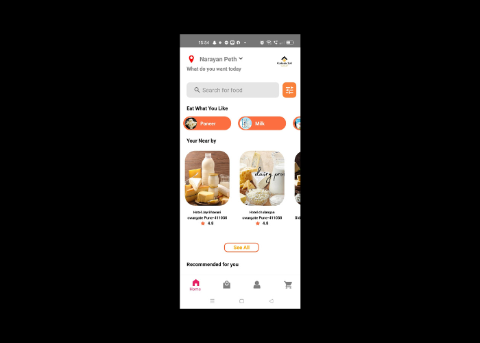 Food Ordering Mobile Applicatilon Development