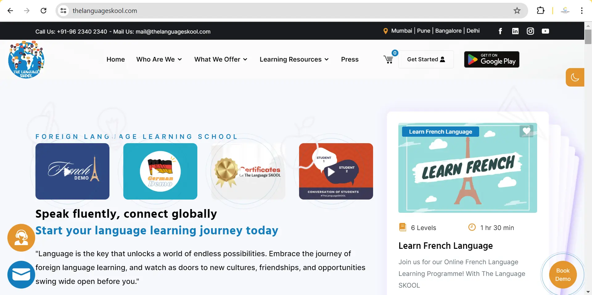E-Learning Website